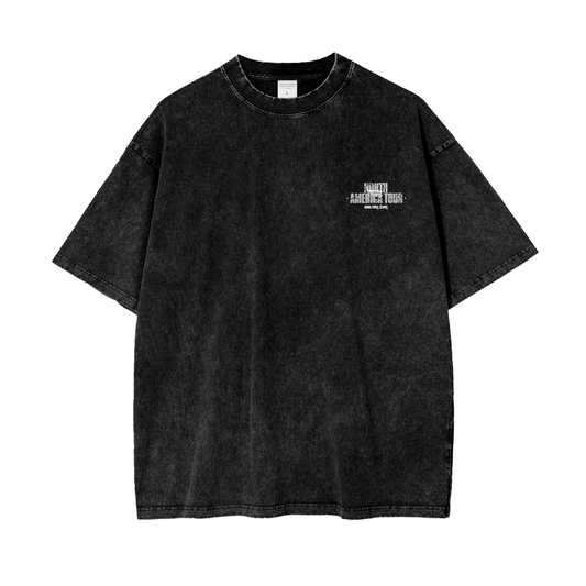 Thire' North American Tour Oversize Snow Washed T-Shirt