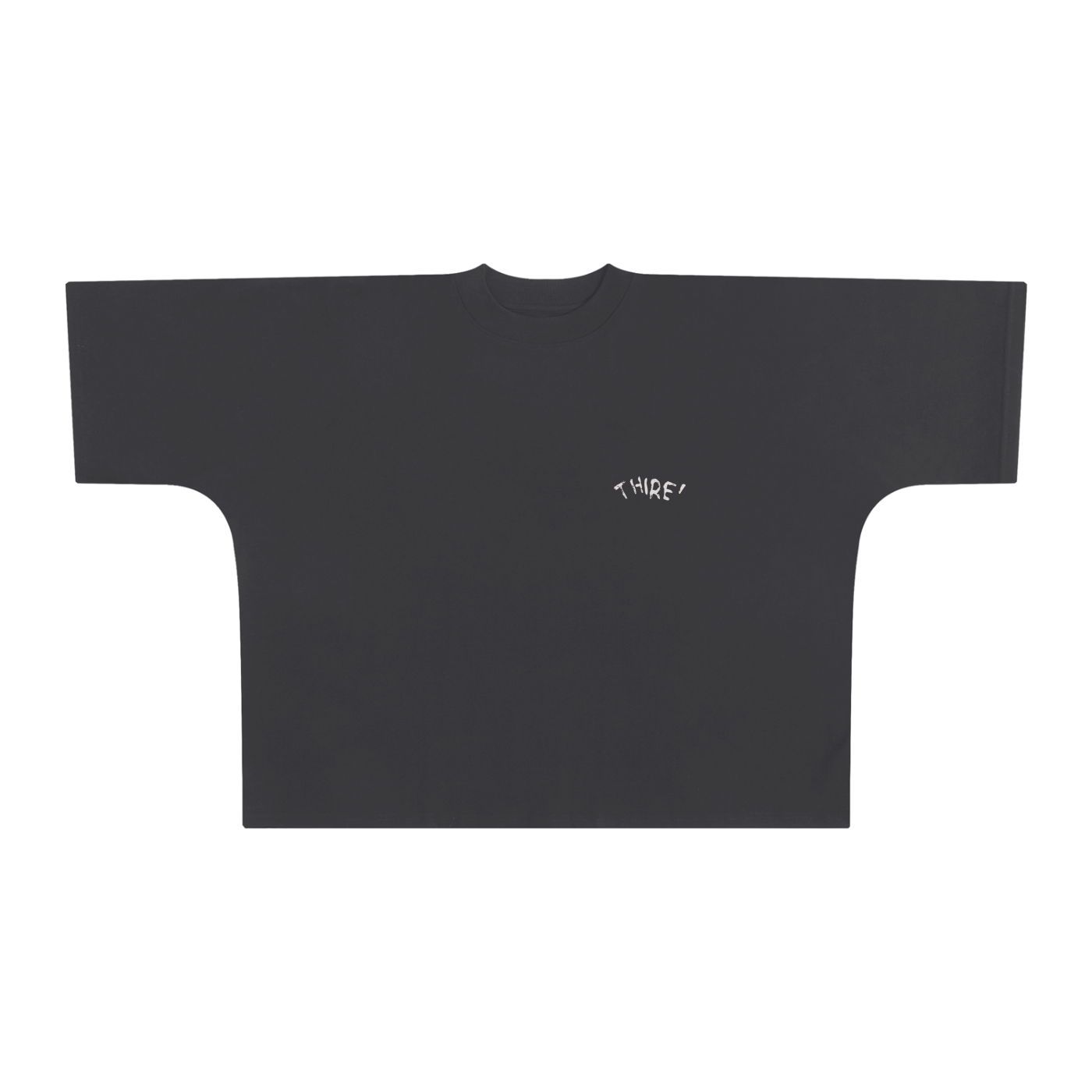 Thire' Oversize One-piece Pattern Cut Boxy Tee