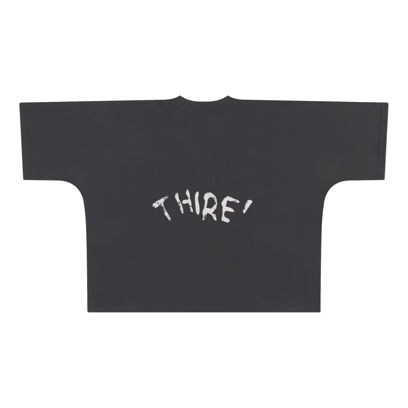 Thire' Oversize One-piece Pattern Cut Boxy Tee