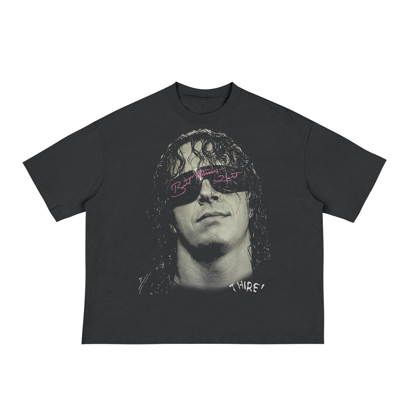 Thire' Brett "the Hitman" Hart Classic Boxy Tee